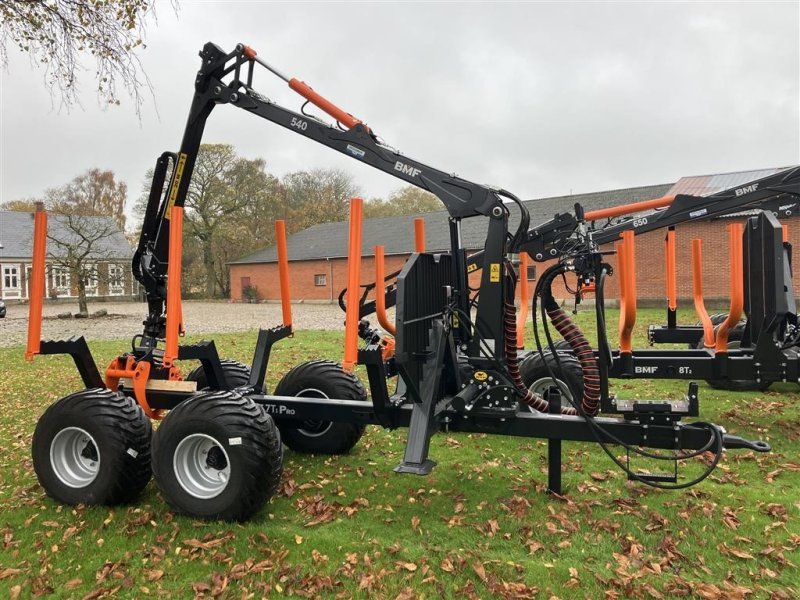 BMF 7 t. skovvogn med 4,3 m kran
