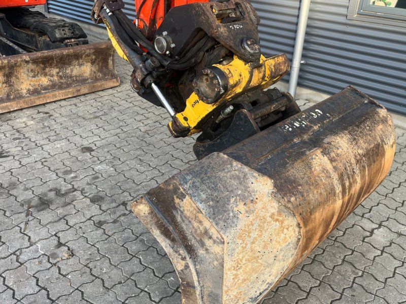 Kubota KX080-4 Engcon rotortilt og centralsmørring