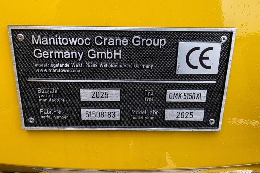 Grove GMK5150XL Available For Rent, Dutch Registration,