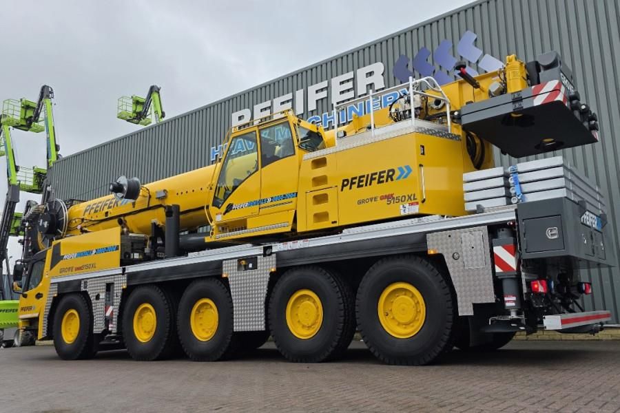 Grove GMK5150XL Available For Rent, Dutch Registration,