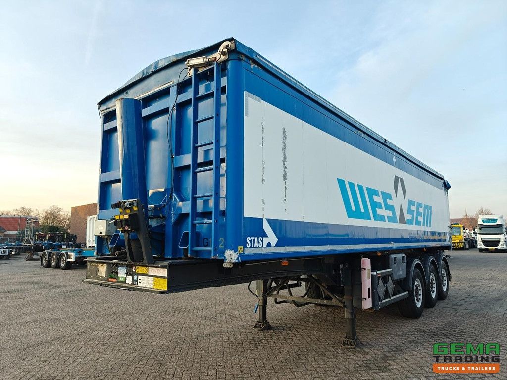 Stas S300CX 3-Axles SAF - Tipper 52m³ - Alu/Alu - Lift Axle/Trailing Axle - 03/2026 MOT