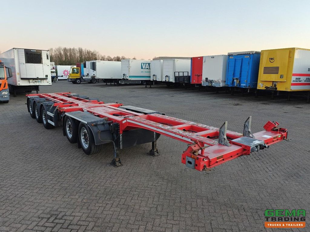 D-Tec COMBITRAILER S-LINE CT-521-S + CT-F22-S - 5 axles SAF - 3 steering axles - 4 lift axles - disc brakes - 03/2026 MOT