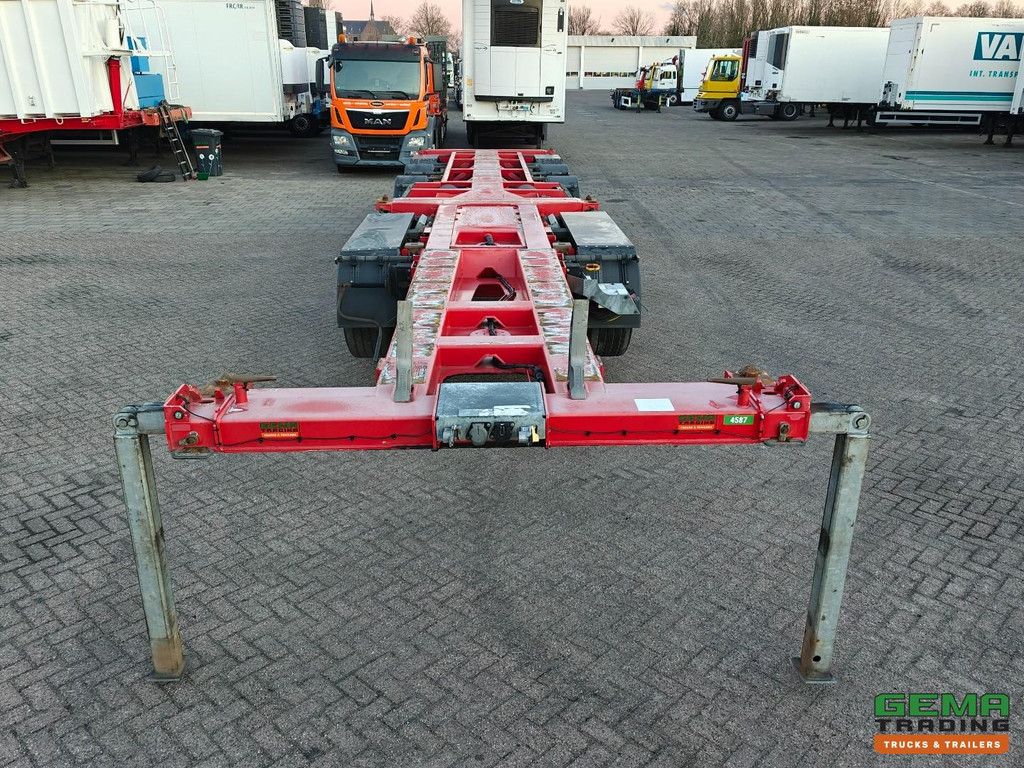 D-Tec COMBITRAILER S-LINE CT-521-S + CT-F22-S - 5 axles SAF - 3 steering axles - 4 lift axles - disc brakes - 03/2026 MOT