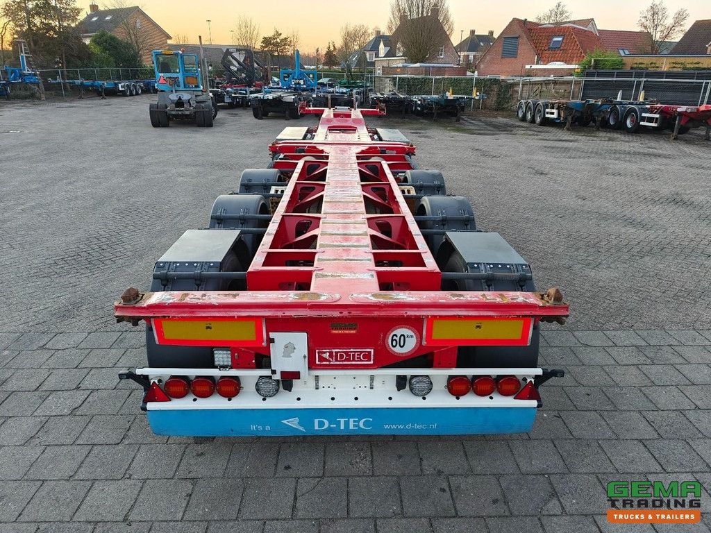 D-Tec COMBITRAILER S-LINE CT-521-S + CT-F22-S - 5 axles SAF - 3 steering axles - 4 lift axles - disc brakes - 03/2026 MOT