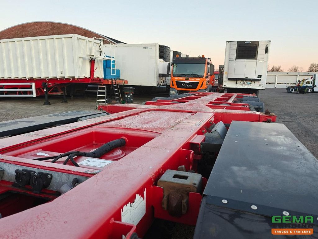 D-Tec COMBITRAILER S-LINE CT-521-S + CT-F22-S - 5 axles SAF - 3 steering axles - 4 lift axles - disc brakes - 03/2026 MOT