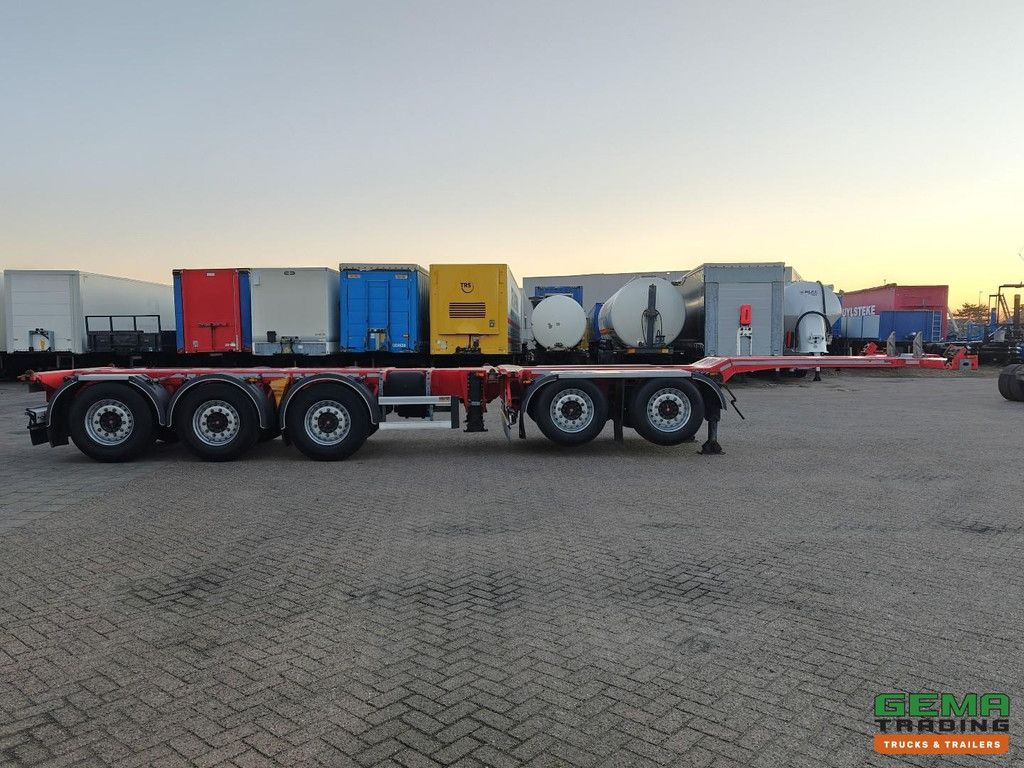 D-Tec COMBITRAILER S-LINE CT-521-S + CT-F22-S - 5 axles SAF - 3 steering axles - 4 lift axles - disc brakes - 03/2026 MOT