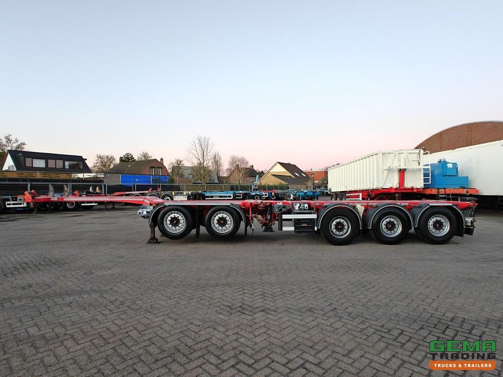 D-Tec COMBITRAILER S-LINE CT-521-S + CT-F22-S - 5 axles SAF - 3 steering axles - 4 lift axles - disc brakes - 03/2026 MOT