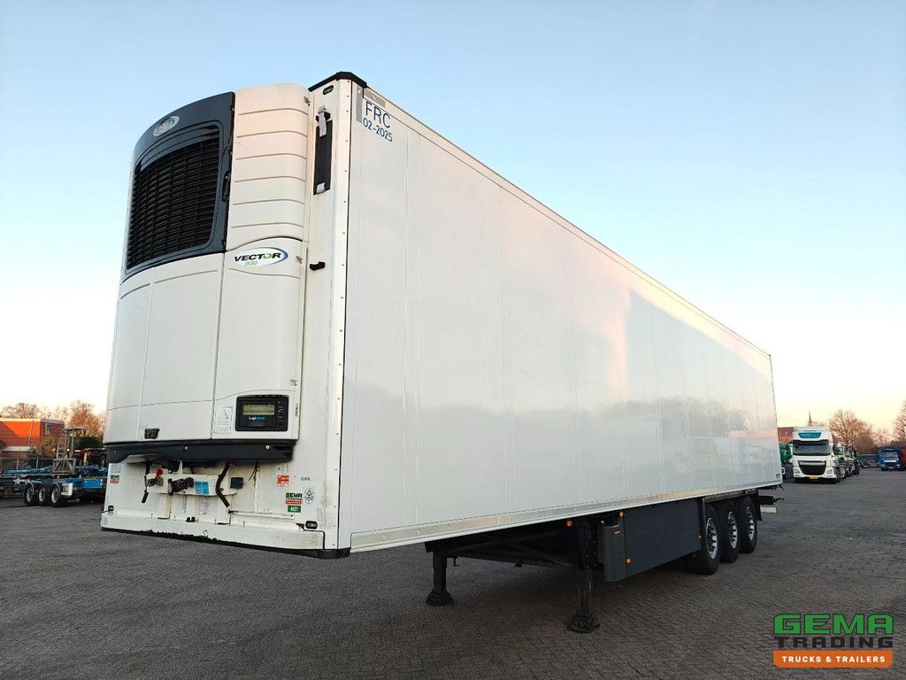 Schmitz Cargobull N/A schmitz 3-achs-lkw – scheibenbremsen – kühltransporte – carrier vector 1550 – 2161 betriebsstunden – palettenboxen – tüv bis 03/2026