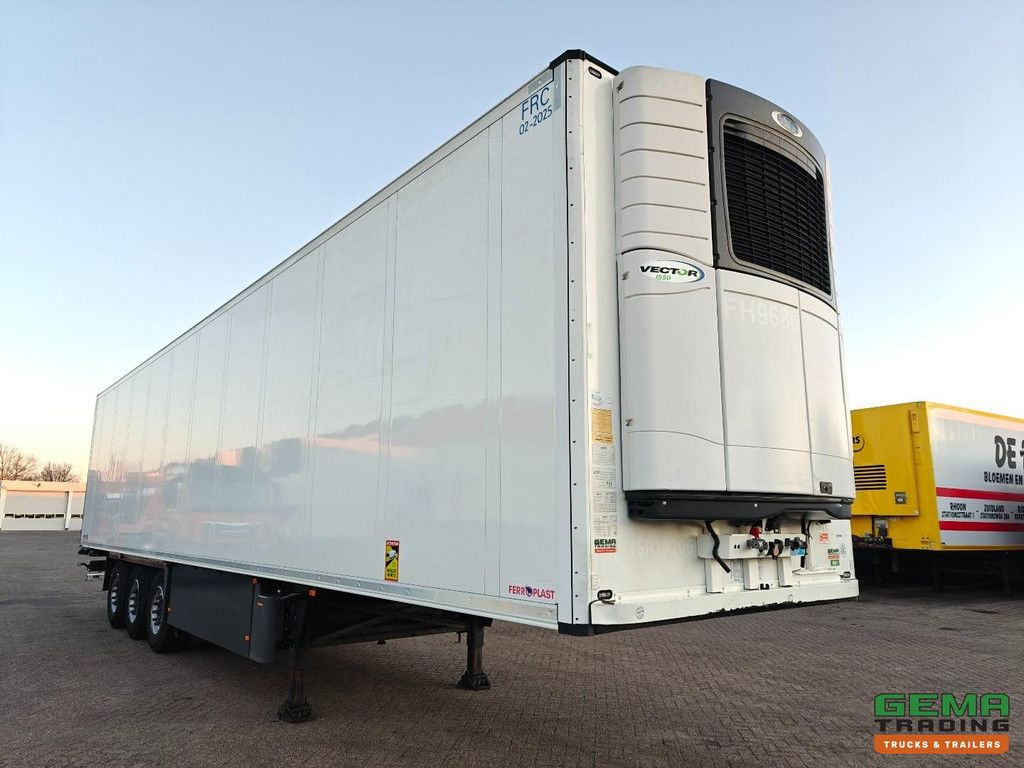 Schmitz Cargobull N/A schmitz 3-achs-lkw – scheibenbremsen – kühltransporte – carrier vector 1550 – 2161 betriebsstunden – palettenboxen – tüv bis 03/2026