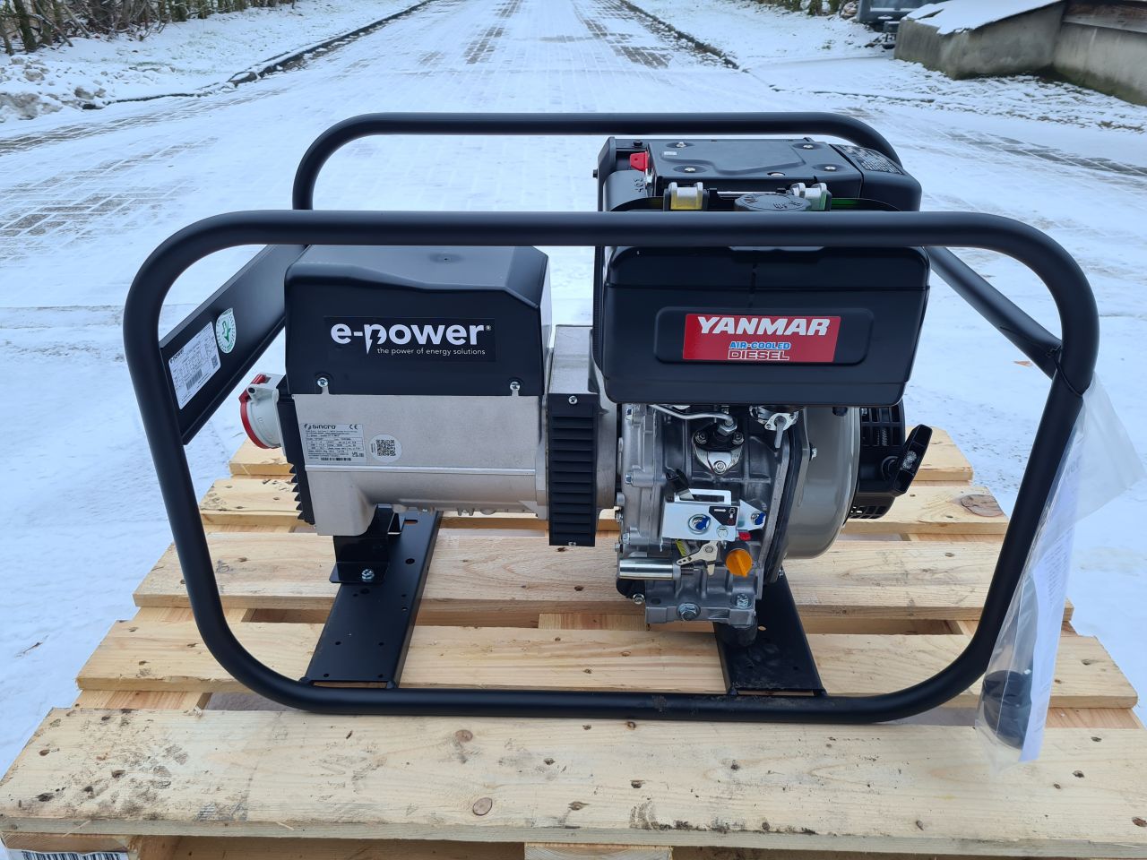 EP6000TDE aggregaat generator met yanmar diesel motor 380v.