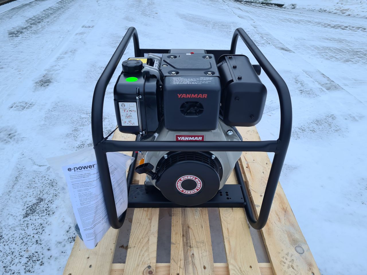 EP6000TDE aggregaat generator met yanmar diesel motor 380v.