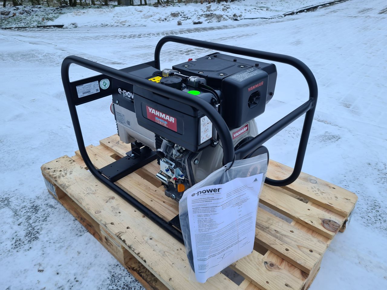 EP6000TDE aggregaat generator met yanmar diesel motor 380v.