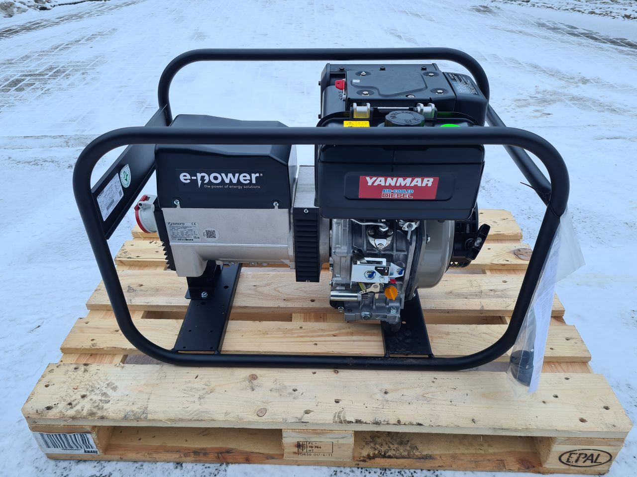 EP6000TDE aggregaat generator met yanmar diesel motor 380v.
