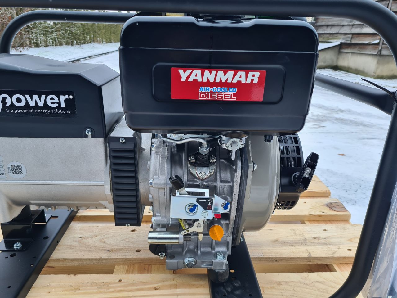 EP6000TDE aggregaat generator met yanmar diesel motor 380v.