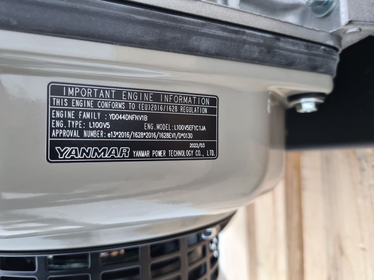 EP6000TDE aggregaat generator met yanmar diesel motor 380v.