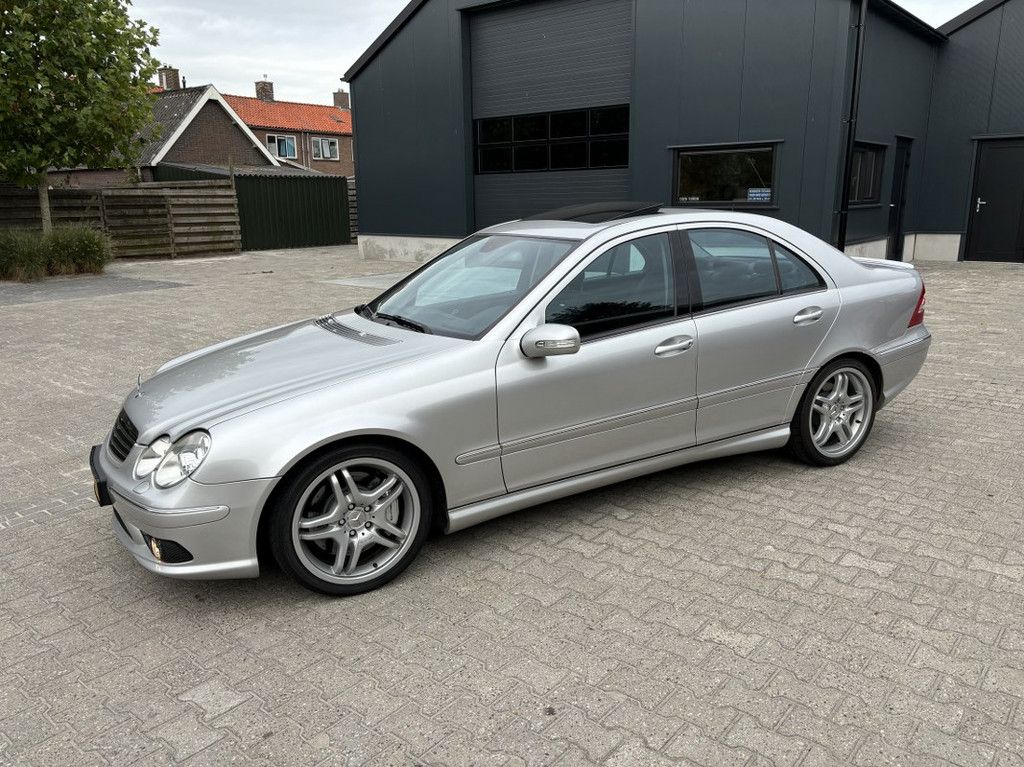Mercedes-Benz C-klasse C55 AMG V8 Aut. Navi, Leer, Schuif/kantel dak, Youngtimer/Topstaat.