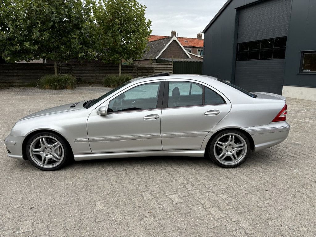 Mercedes-Benz C-klasse C55 AMG V8 Aut. Navi, Leer, Schuif/kantel dak, Youngtimer/Topstaat.