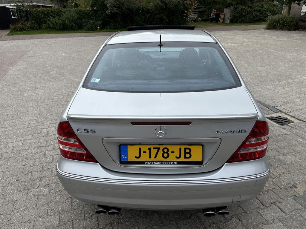 Mercedes-Benz C-klasse C55 AMG V8 Aut. Navi, Leer, Schuif/kantel dak, Youngtimer/Topstaat.