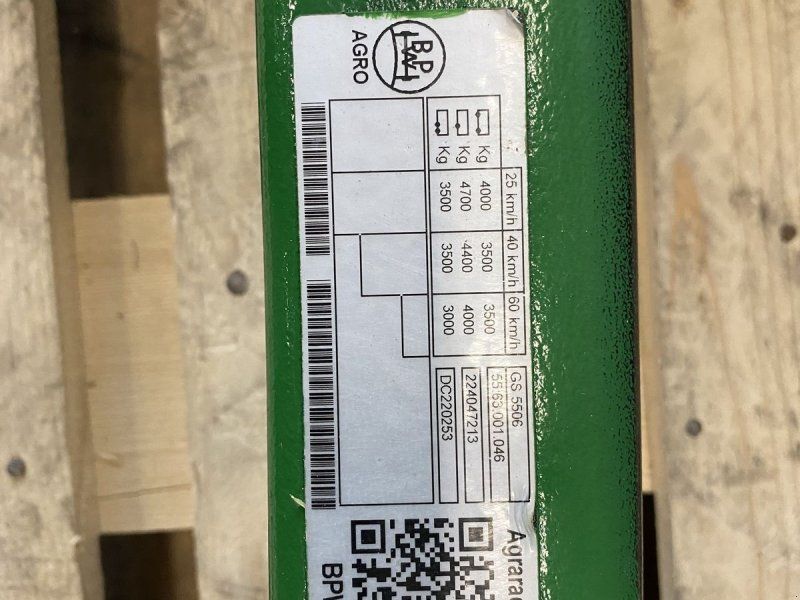 John Deere Achse ungebremst