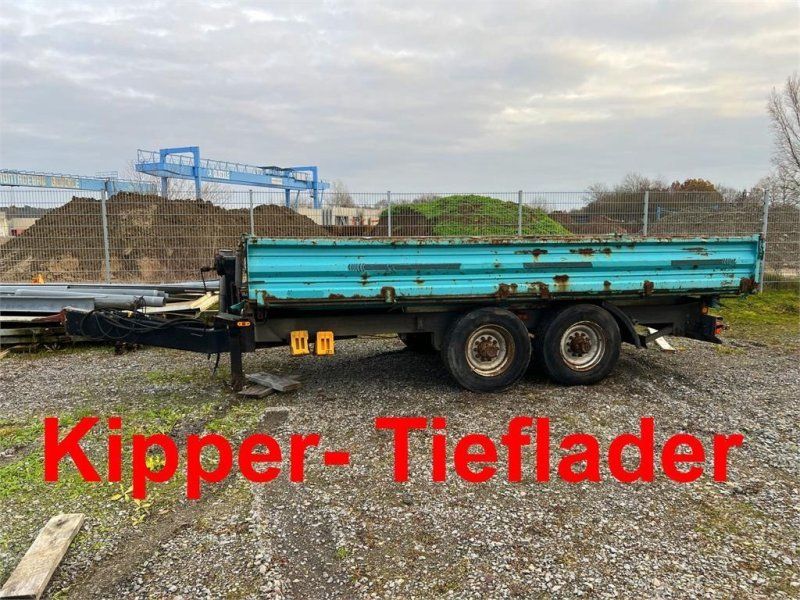TK14 14 t Tandemkipper- Tieflader