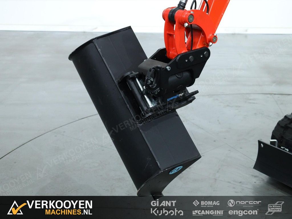 2025 Kubota U10-5 + Compacttilt CT1 kantelstuk S30 VK10408