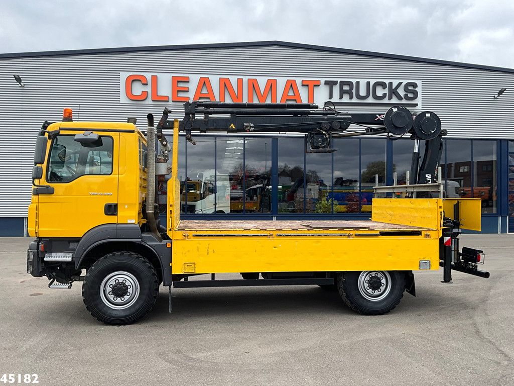 Man TGM 13.290 4x4 Hiab 9 Tonmeter laadkraan Just 222.472 km!