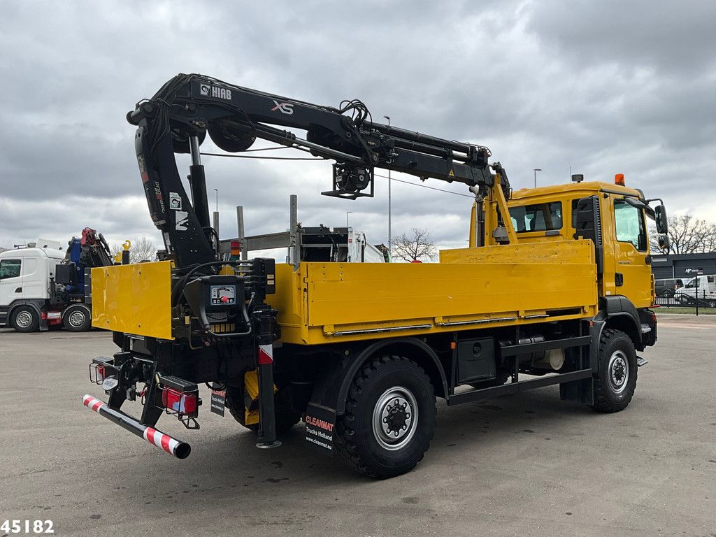 Man TGM 13.290 4x4 Hiab 9 Tonmeter laadkraan Just 222.472 km!
