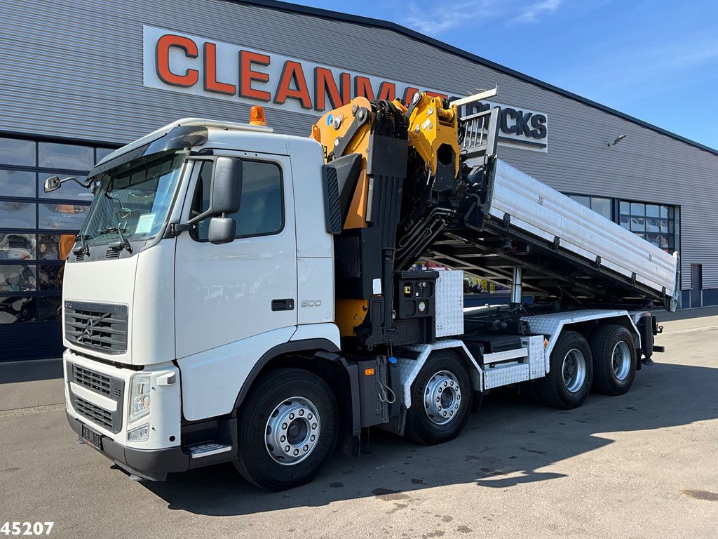 Volvo FH 500 8x4 Effer 65 Tonmeter laadkraan + Fly-Jib