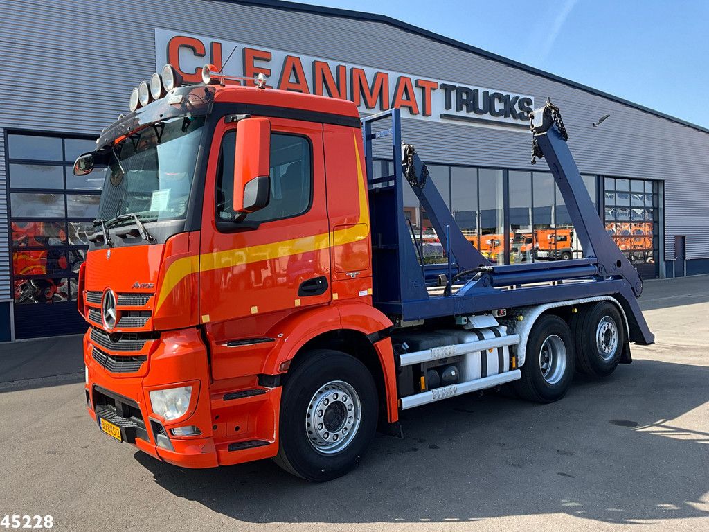 Mercedes-Benz Antos 2542 6x2 Euro 6 Hyva 18 portaalarmsysteem