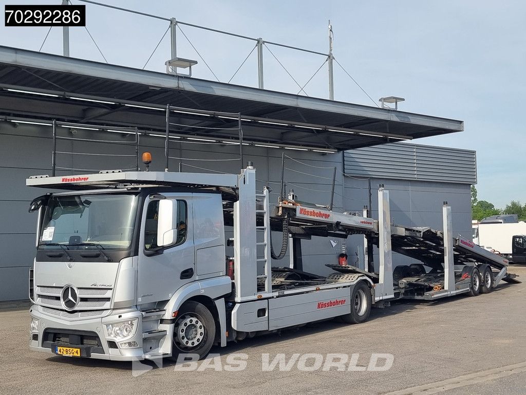 Mercedes Actros 1843 4X2 NL-Truck Combi Car Transporter Kässbohrer 8 Cars Hydraulic Winch