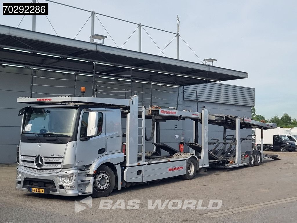 Mercedes Actros 1843 4X2 NL-Truck Combi Car Transporter Kässbohrer 8 Cars Hydraulic Winch