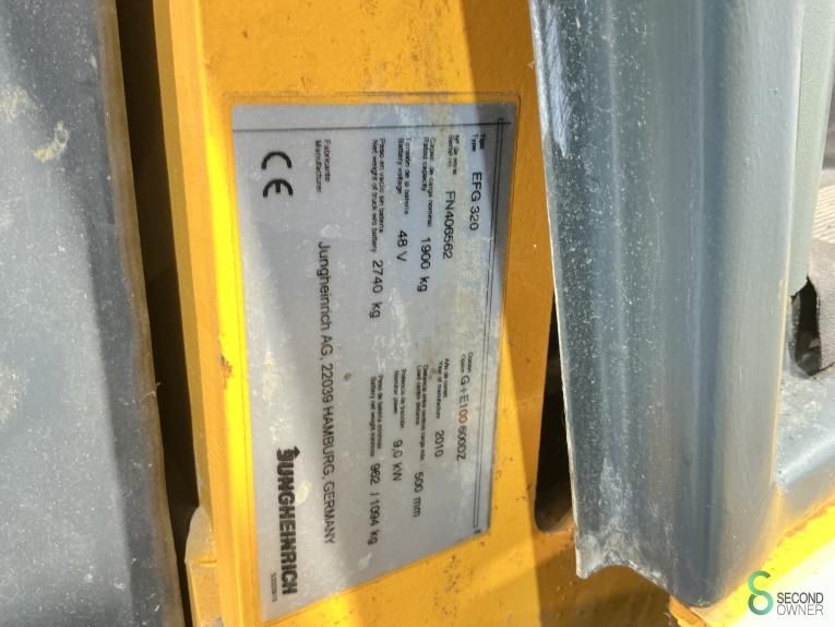 Forklifts Electric Jungheinrich EFG 320 2010
