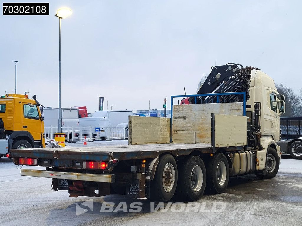 Scania R R560 8X4 HIAB 377 E8XS Crane Kran Lift+Steering axle Automatic Euro 4