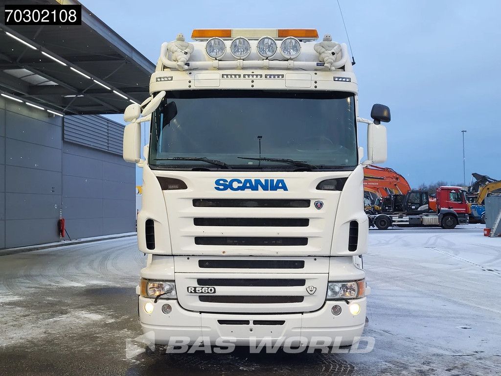 Scania R R560 8X4 HIAB 377 E8XS Crane Kran Lift+Steering axle Automatic Euro 4