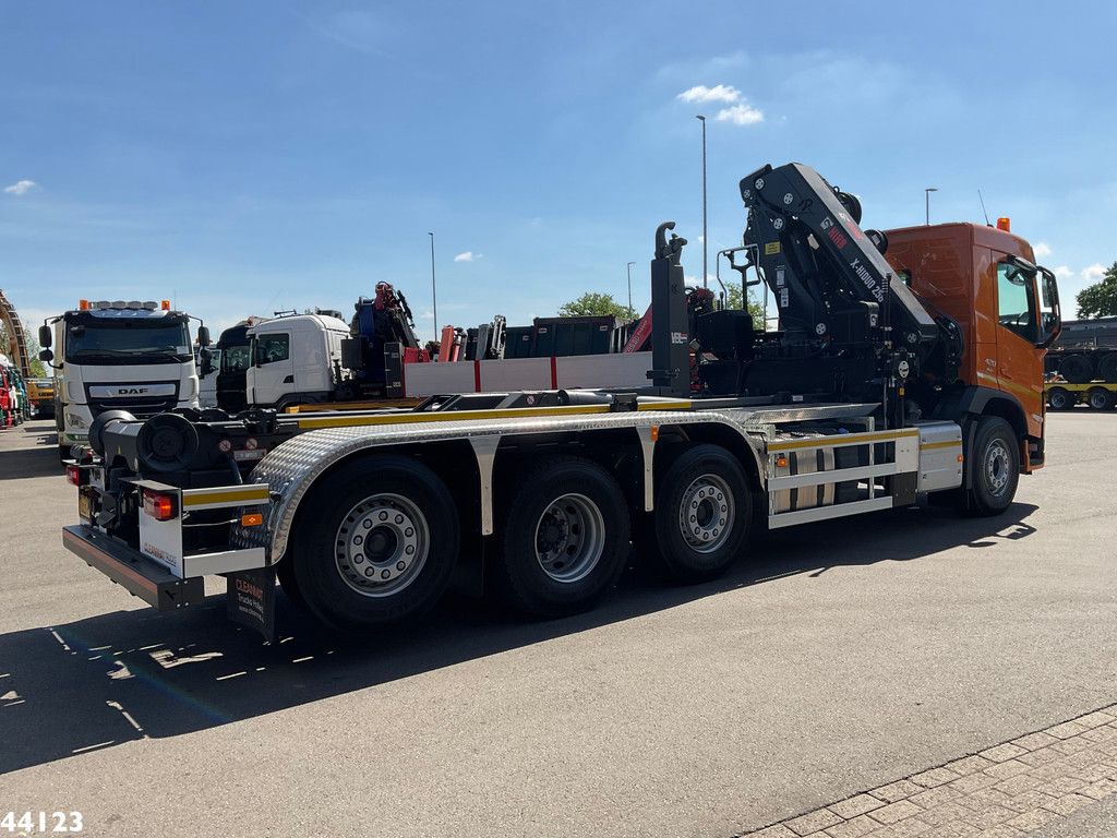 Volvo FM 420 8x2 Hiab 25 Tonmeter laadkraan Welvaarts laadkraan weegsysteem