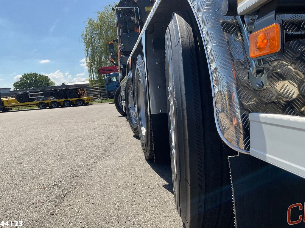 Volvo FM 420 8x2 Hiab 25 Tonmeter laadkraan Welvaarts laadkraan weegsysteem