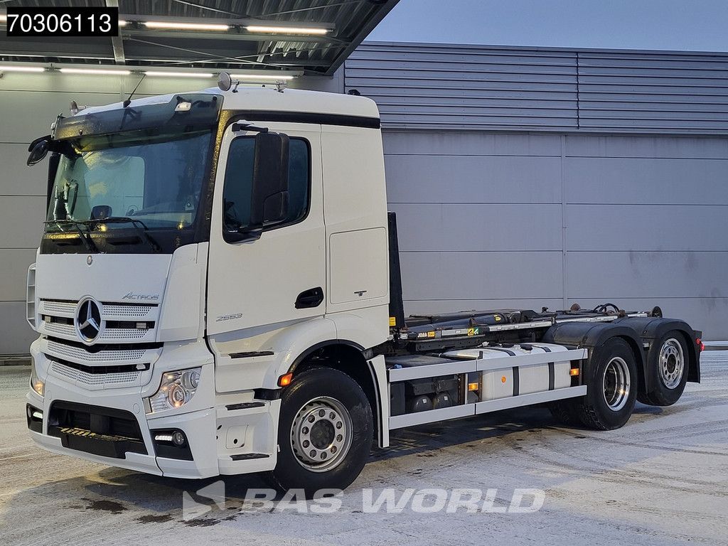 Mercedes Actros Actros 2553 6X2 JOAB L20A-5600AA containersystem Air suspension Lift Axle Automatic Euro 6