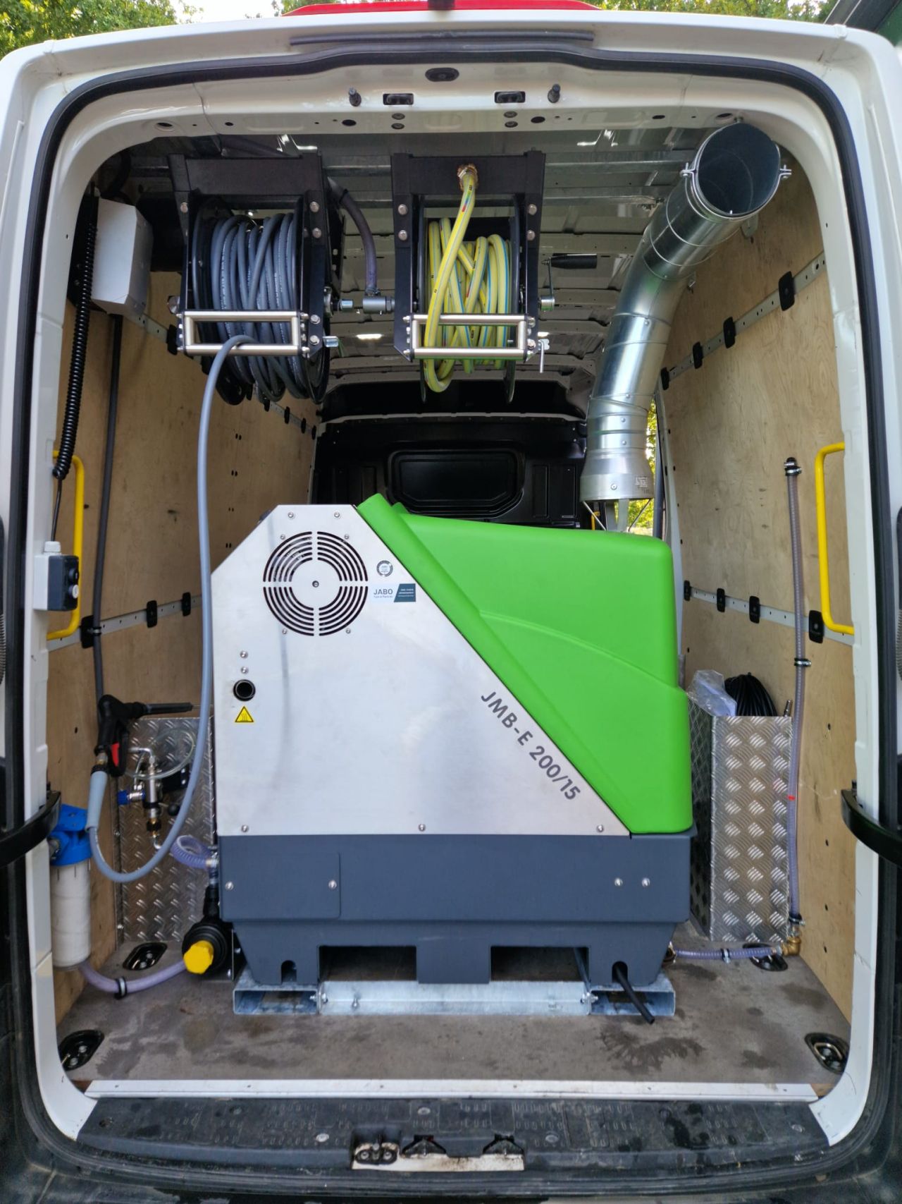 DiBO JMB‑E Inbouw / Stationaire Warmwater-hogedrukreiniger