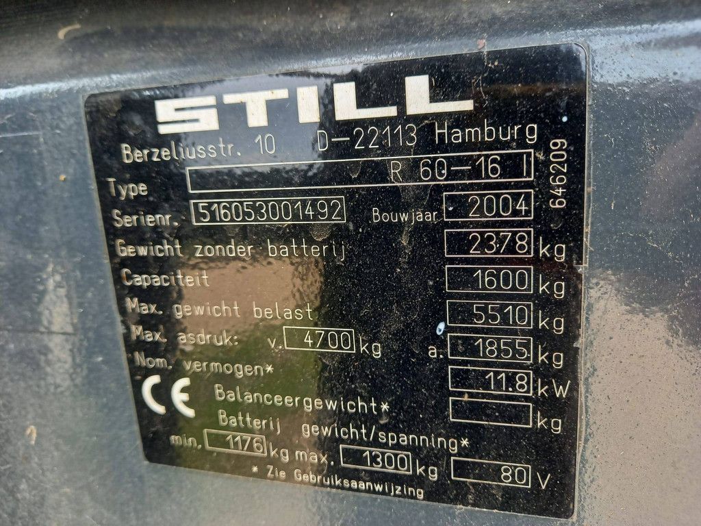Gabelstapler Still R60-16I Elektro 1600kg 2004