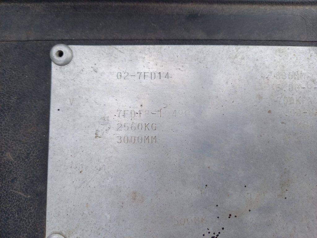 Gabelstapler Toyota 02-7FD14 Diesel 1400 kg 3,0 m