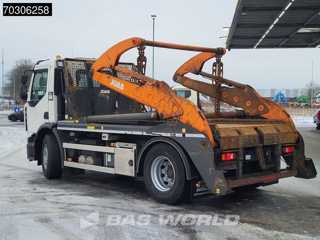 Renault D-WIDE 380 4X2 14tons JOAB skiploader Air suspension Automatic ACC Euro 6