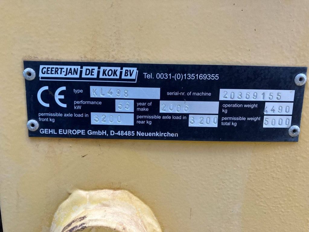 Shovel Mustang KL498 Diesel 2006