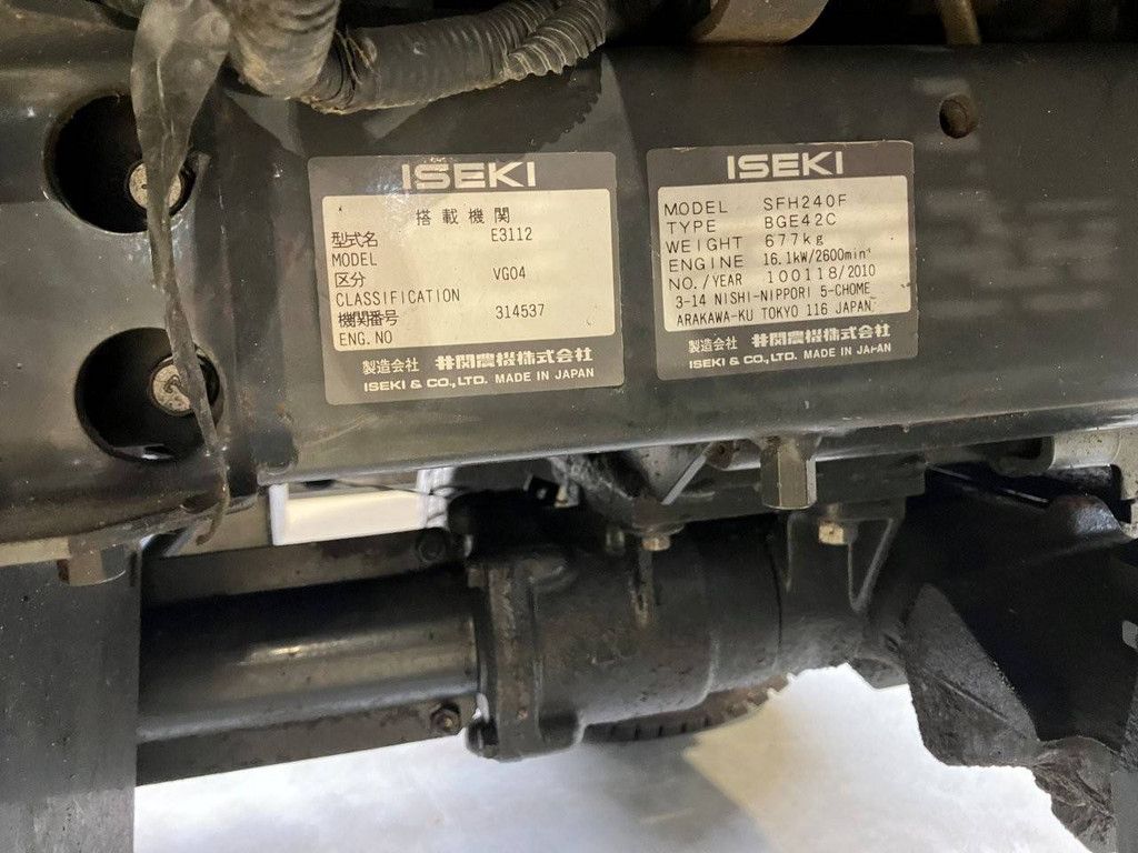 Riding Mower Iseki SFH240F Diesel 2010