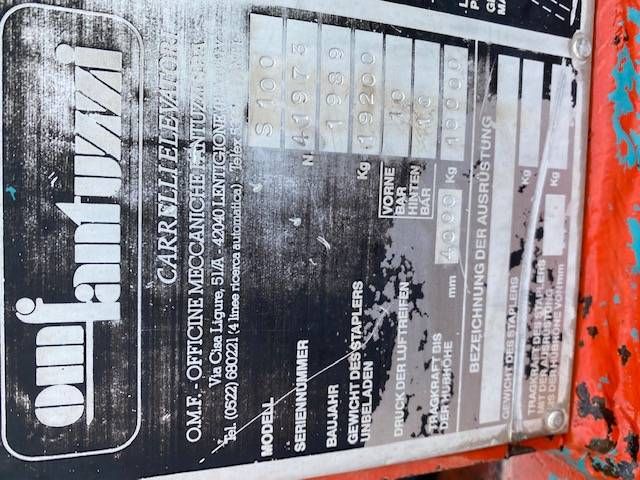 Side loader Fantuzzi S100 Diesel 10000kg