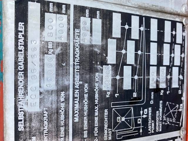 Side loader Fantuzzi S100 Diesel 10000kg