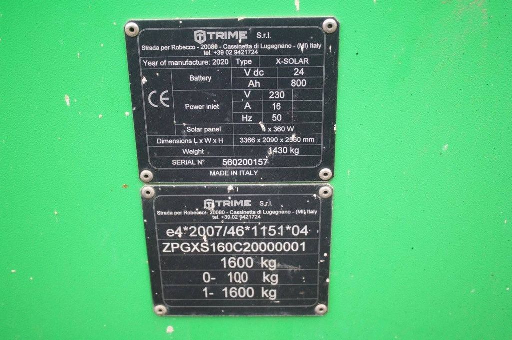 Mobiler Lichtmast Trime X-Solar Electric 230V 2020