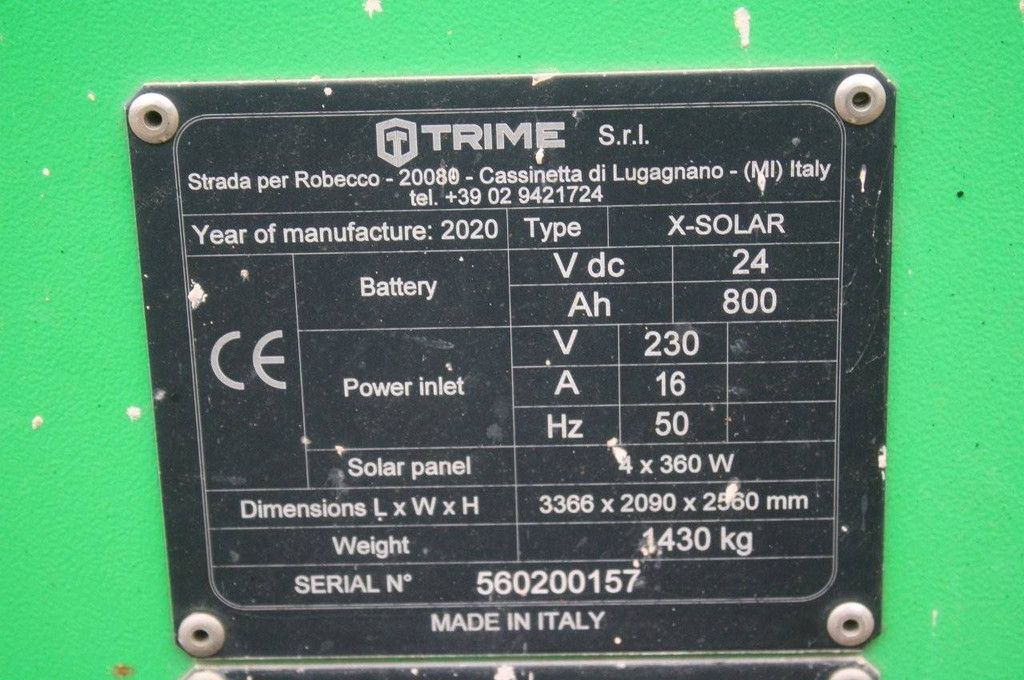Mobiler Lichtmast Trime X-Solar Electric 230V 2020