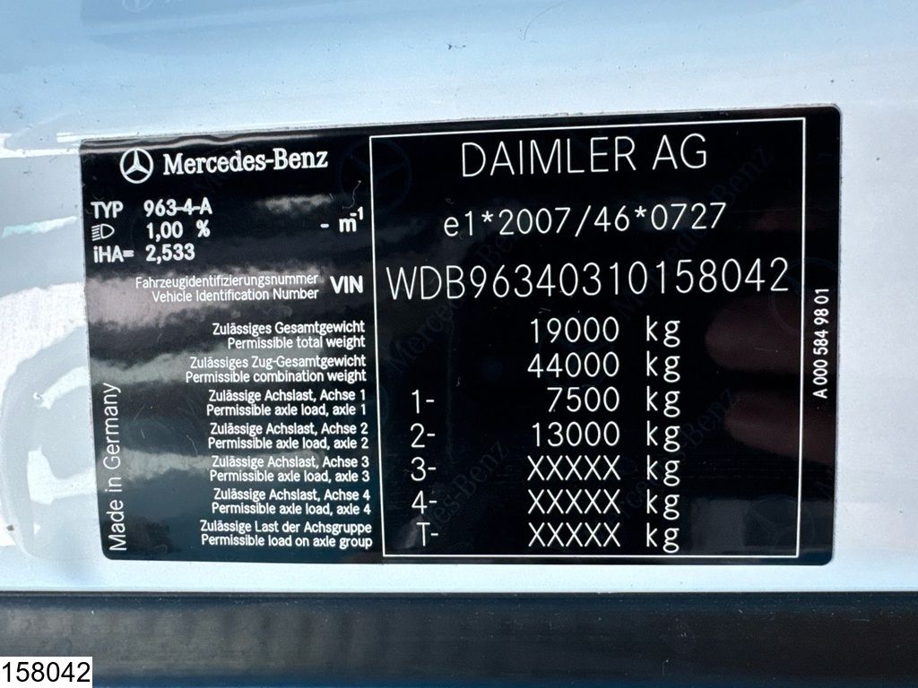 Mercedes Actros 1845 EURO 6, Retarder, ACC, Standairco