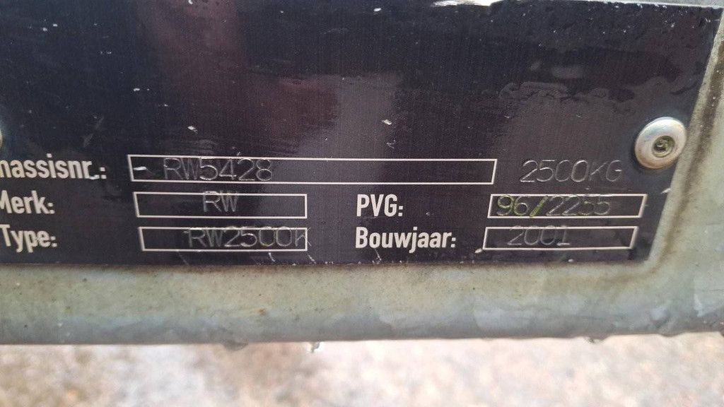 Kippanhänger RW RW2500K 3,30 x 1,80 m 2001