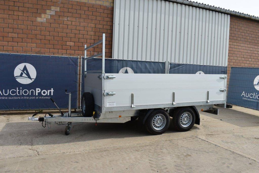 Elektrischer Kippanhänger, Tragfähigkeit 3500 kg, 330 x 180 x 70 cm, neu